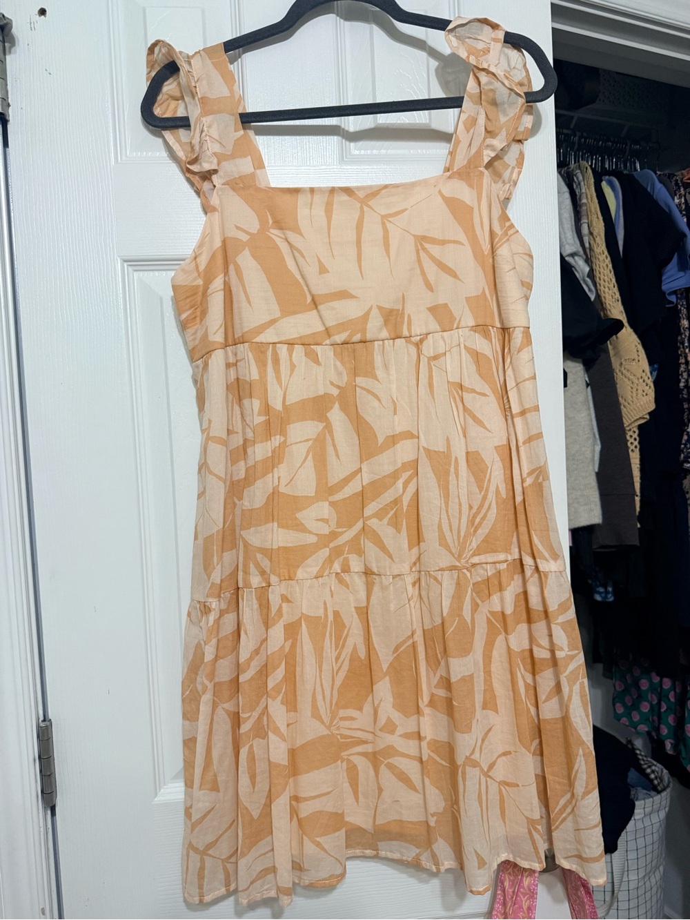 Gilli Peach and Cream Floral Sundress